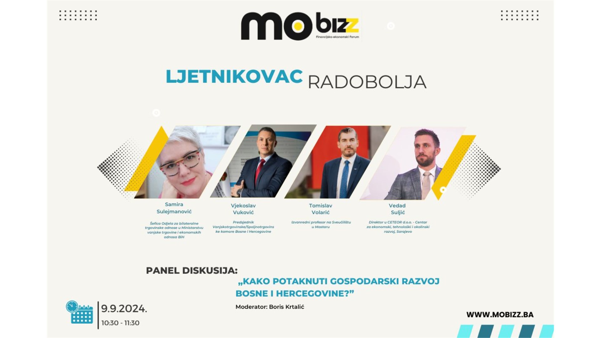 MOBIZZ 2024: Mostar postaje središte financijsko - ekonomskih događanja