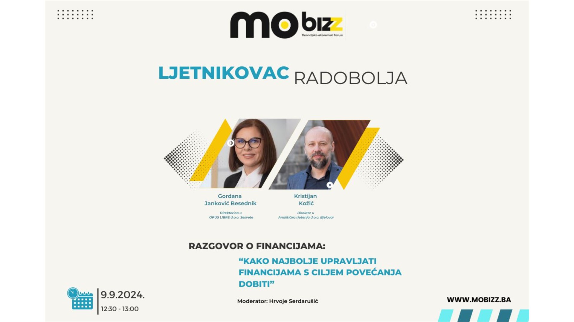 MOBIZZ 2024: Mostar postaje središte financijsko - ekonomskih događanja