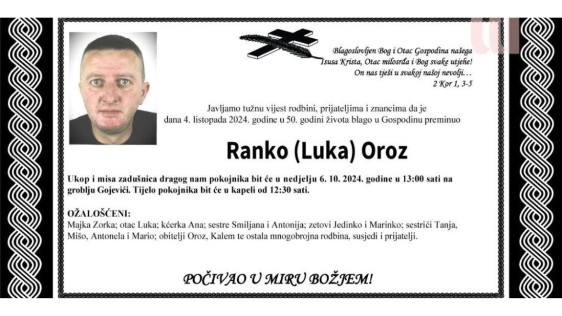 Fojnica se oprašta od svog Ranka! Stradali u poplavama uvijek je bio spreman pomoći drugima