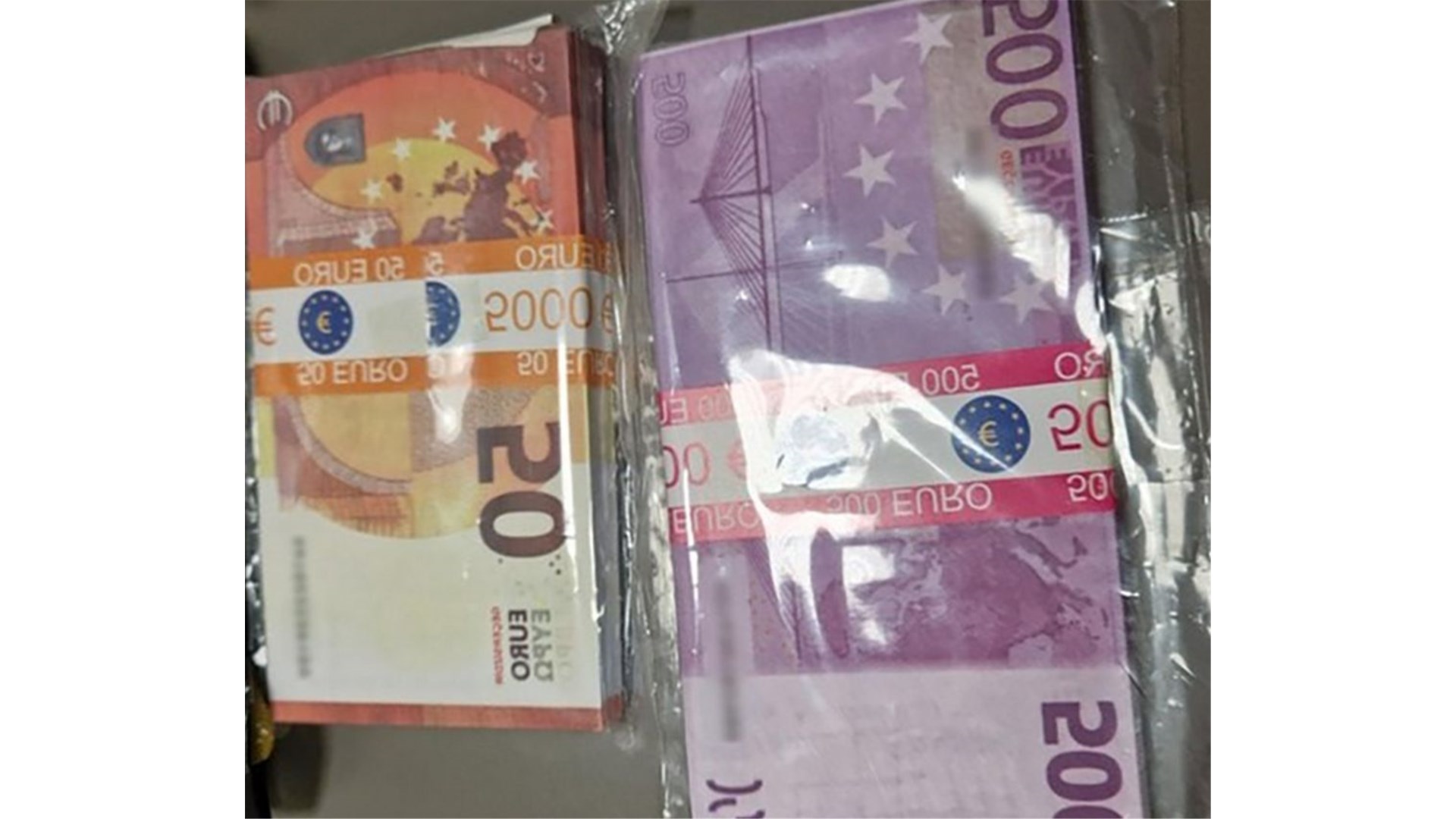 Policajci presreli pošiljke s 360.000 lažnih € 
