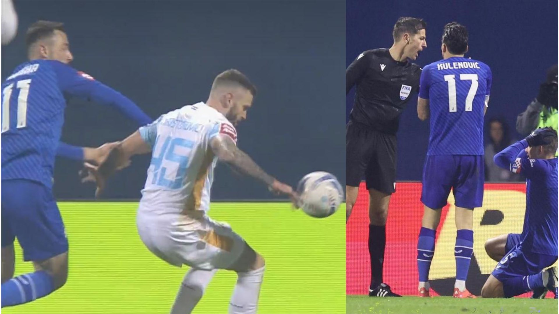 Dinamo i Rijeka remizirali! Zbog Majstorovićeve ruke Ademi pao na koljena, sudac ostao imun