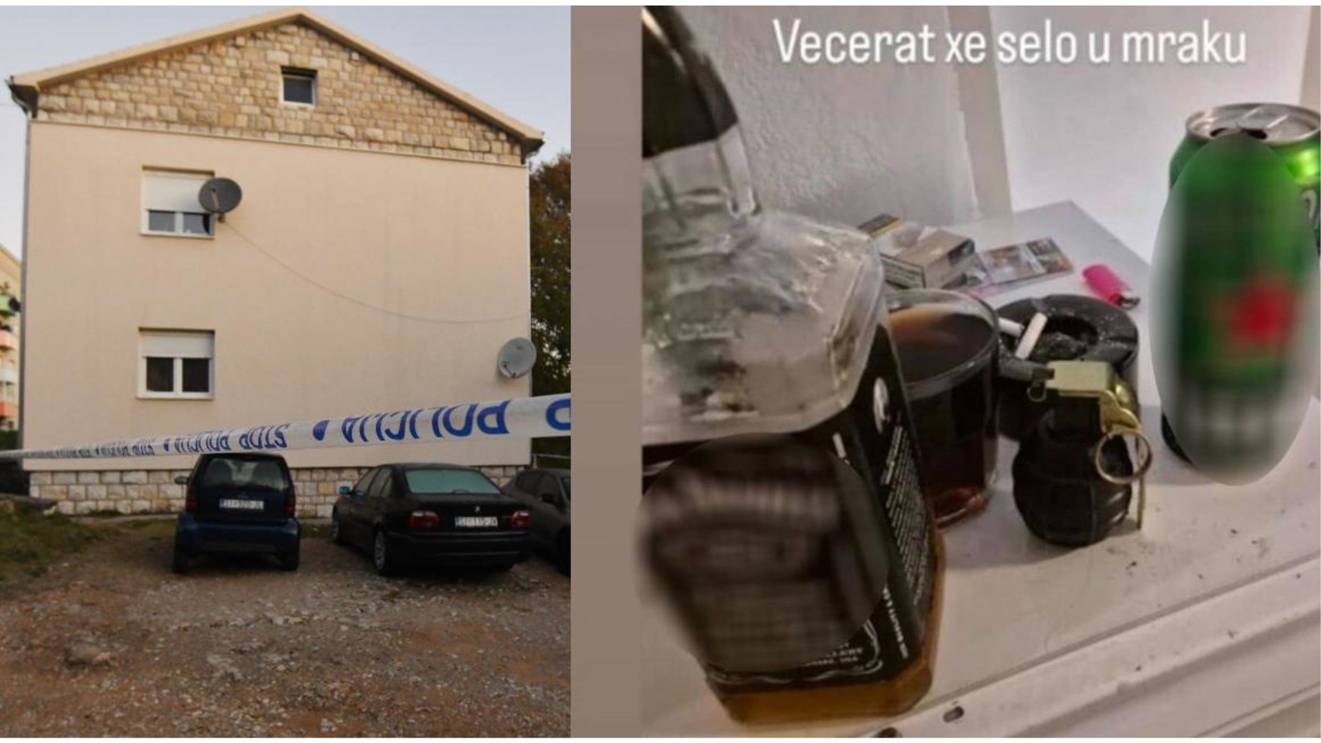 Prije eksplozije u Kninu objavio fotografiju bombe: 'Večerat će selo u mraku'