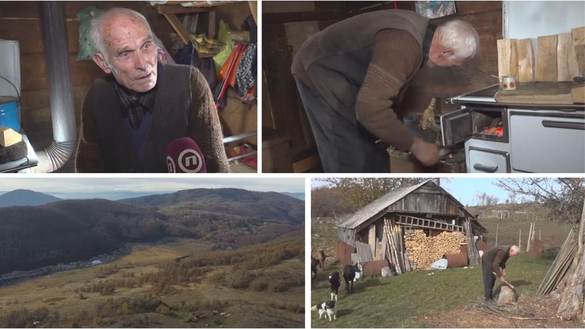 Markov život tamo gdje su zime surove: Imam austrijsku penziju, hranu, novine, psa, mačku i 10 koza