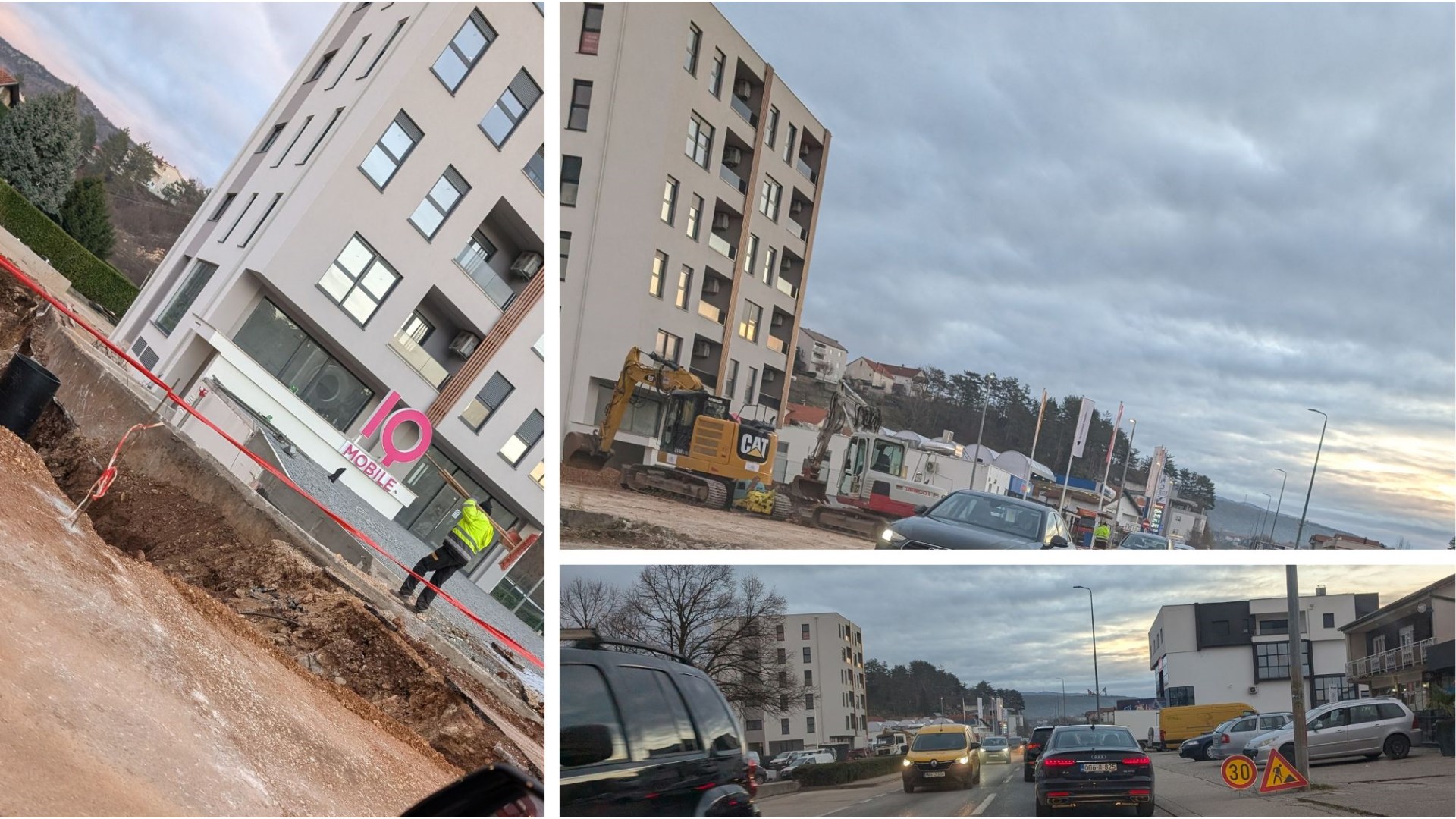 FOTO: Noć na glavu i udri! Jutros kroz Široki Brijeg usporen promet, ali je urađeno što je planirano