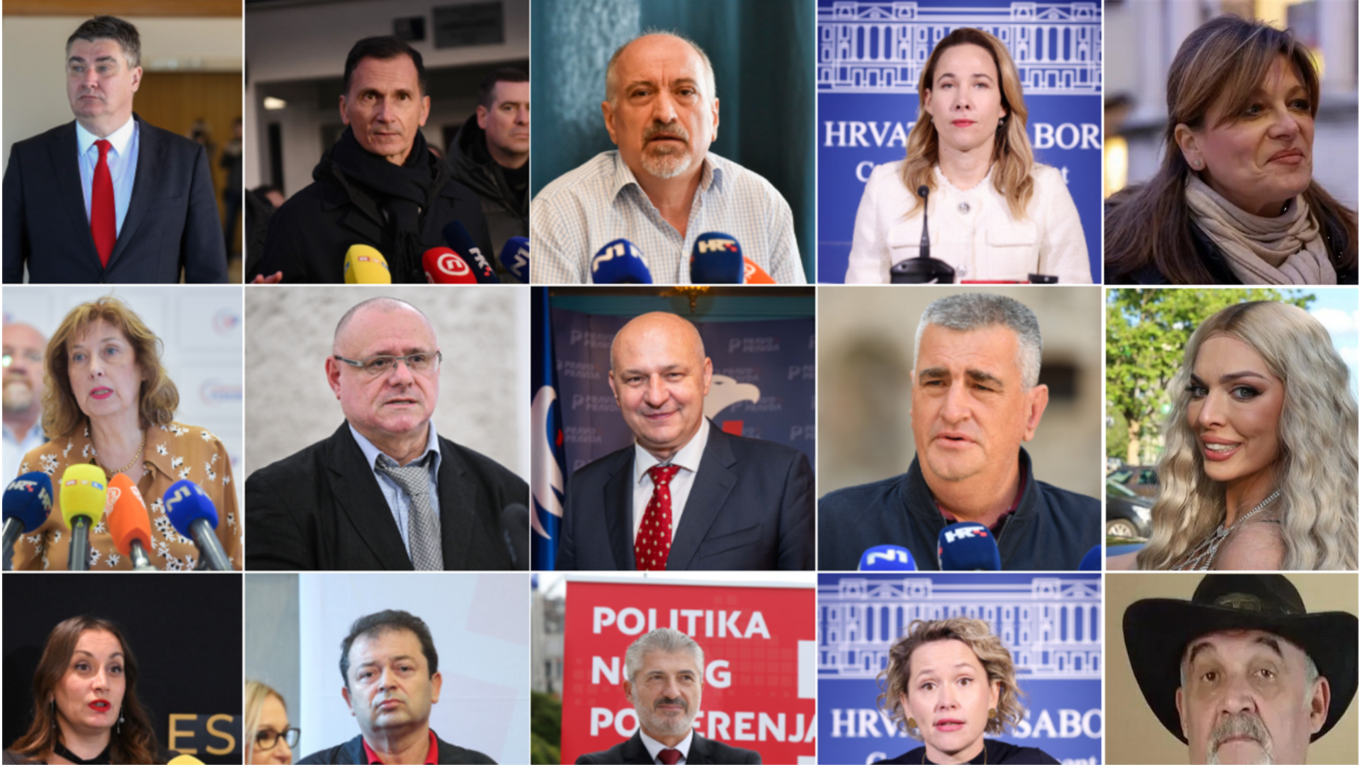 Evo koga možete birati za predsjednika Hrvatske! Rekordan broj kandidata...