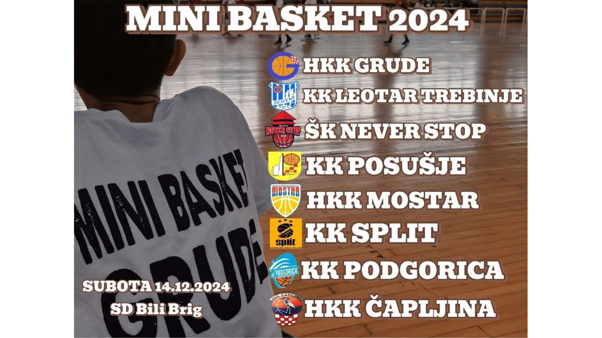 Najava - Turnir 'MINI BASKET GRUDE' 2024.
