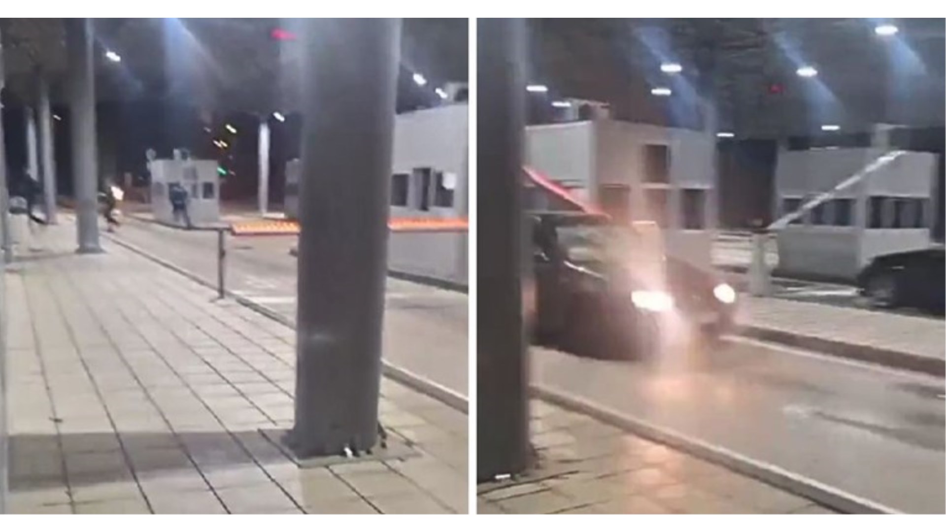 Mladić razbio rampu na granici, zabio se u policijsku blokadu i poginuo 