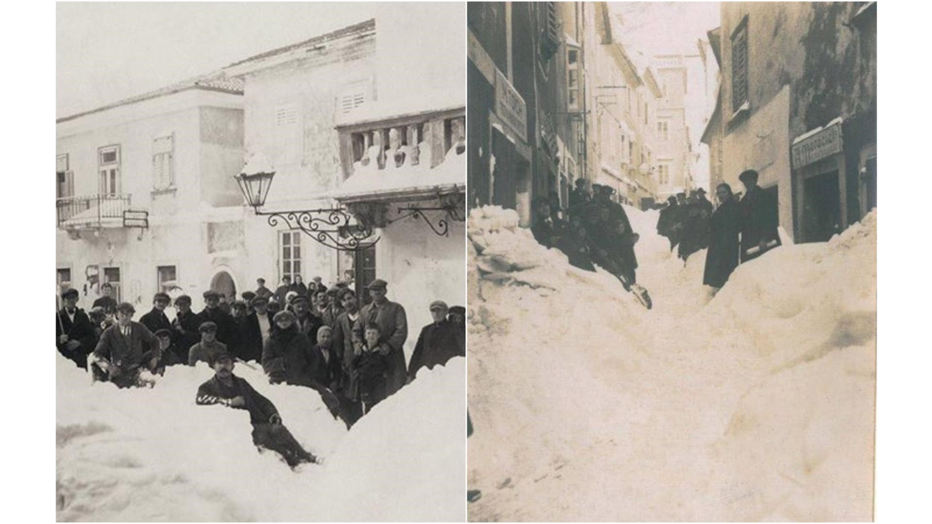 Zima kakva se ne pamti! U BiH bilo 150 cm snijega, Krk postao Sibir, do otoka se pješačilo po ledenom moru