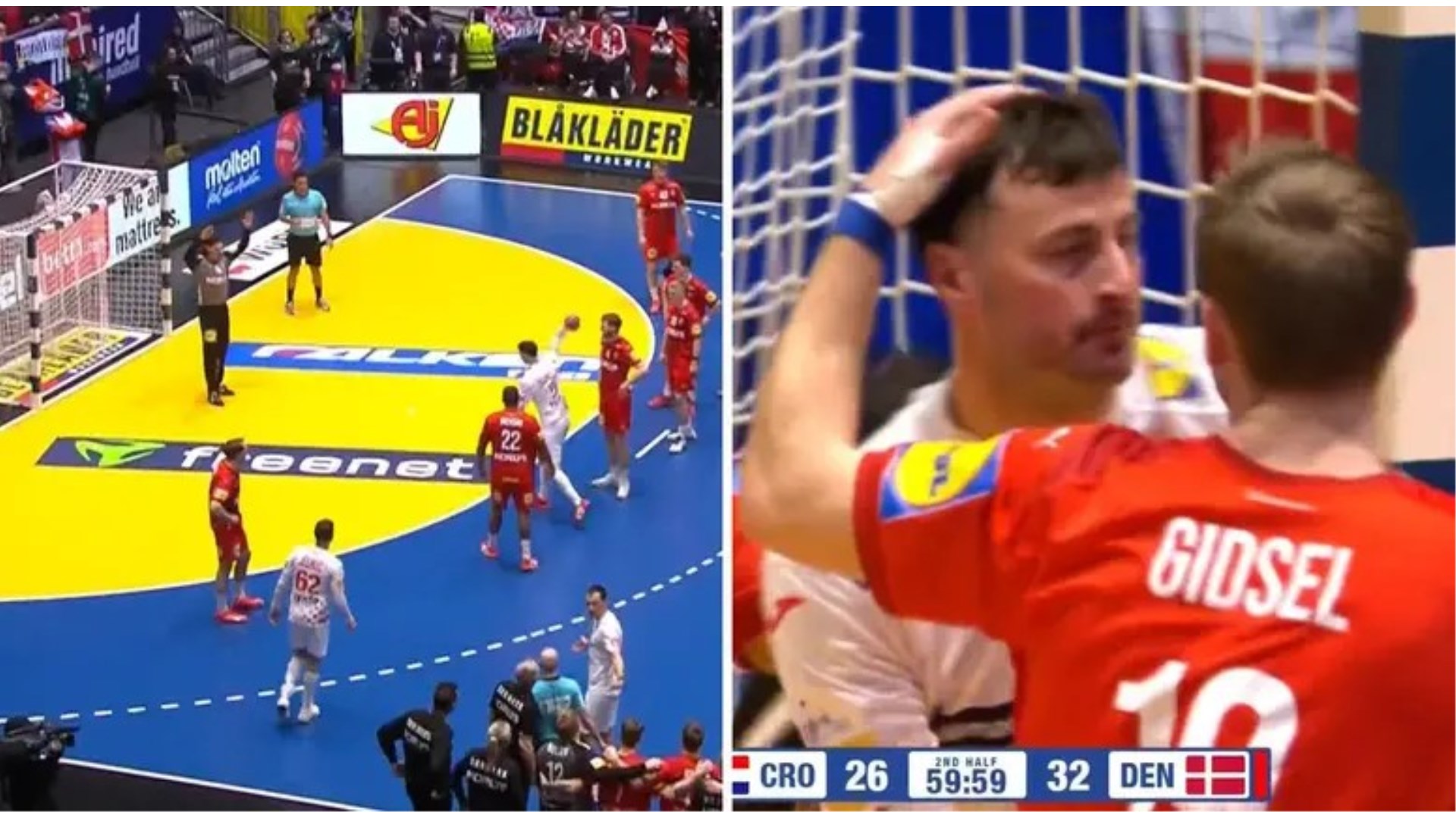 Dirljiv trenutak: Danci se sklonili da Duvnjak zabije zadnji gol za Hrvatsku i zatvori Svjetsko prvenstvo