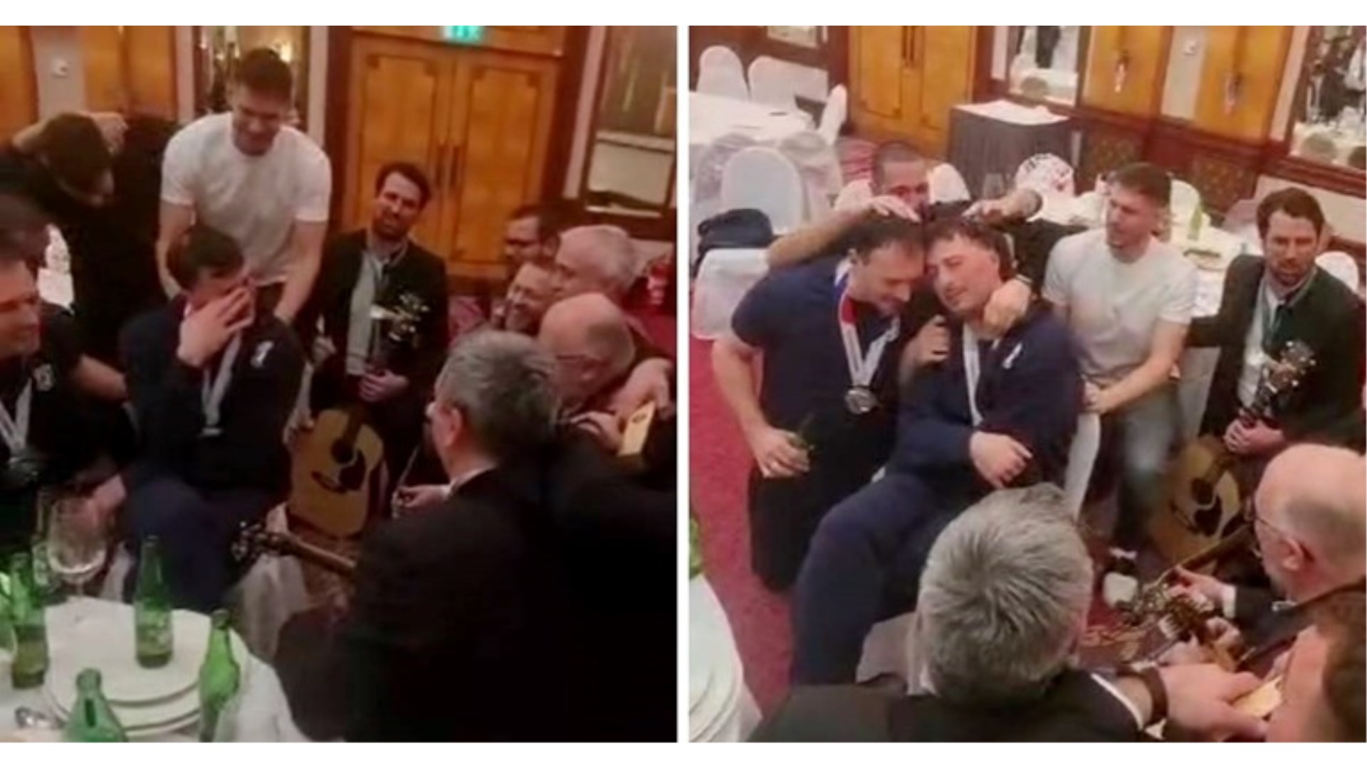 VIDEO: Kapetan Duvnjak zaplakao kao kišna godina, klapa mu zapjevala 'Laku noć, svirači'