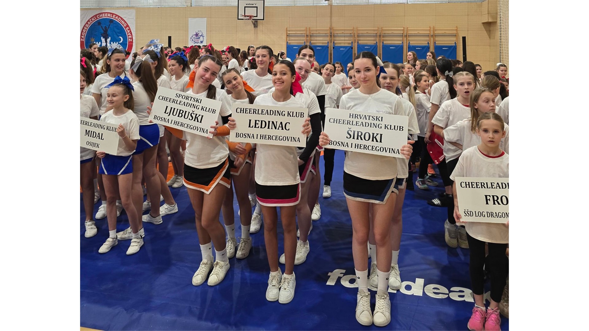 Cheerleading klub Ledinac prvi put nastupio na natjecanju izvan BiH
