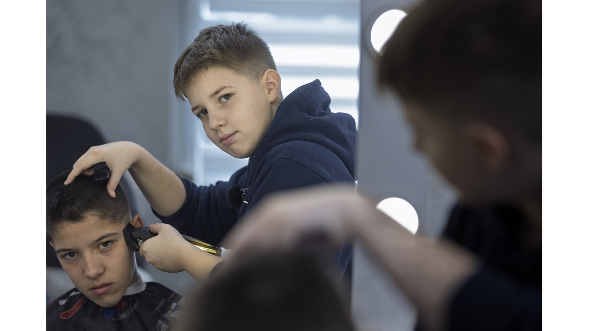 FOTO: Leon je najmlađi frizer u Hrvata! 