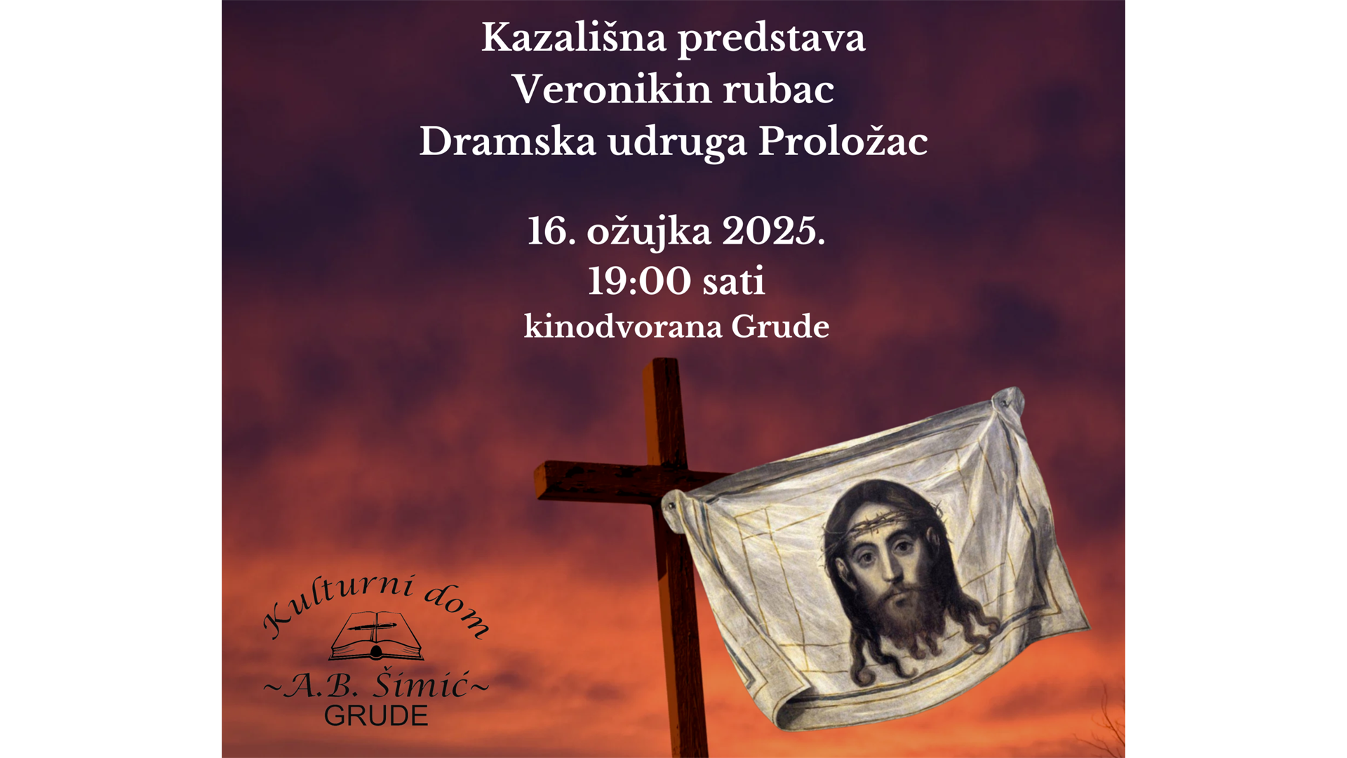Dramska udruga Proložac Grudama donosi ''Veronikin rubac''