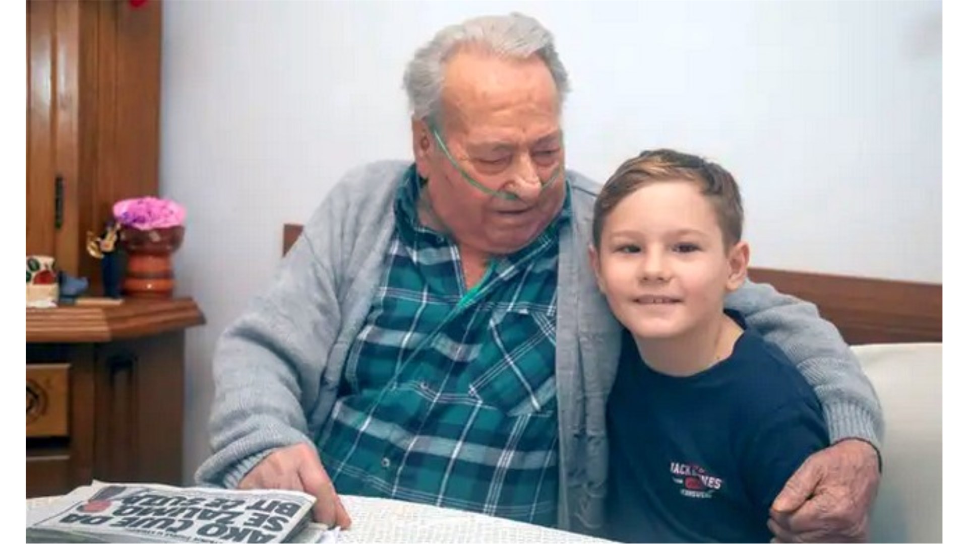 Marino Vrgoč opet je sa svojim djedom Mićom, a i baka Bosiljka je ozdravila zbog unuka