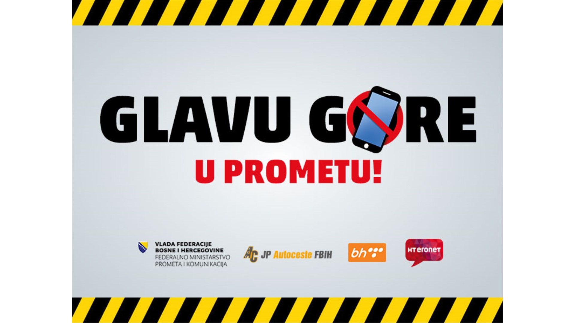 Glavu gore! Stop korištenju mobitela u prometu!
