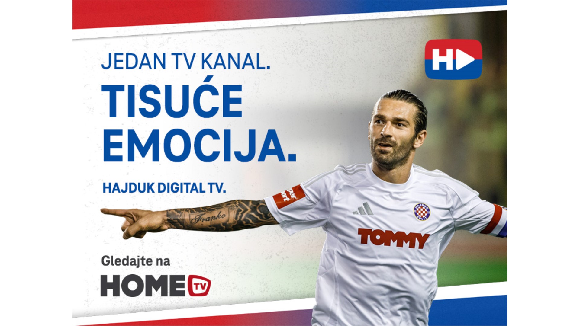 Hajduk Digital TV u HOME.TV ponudi