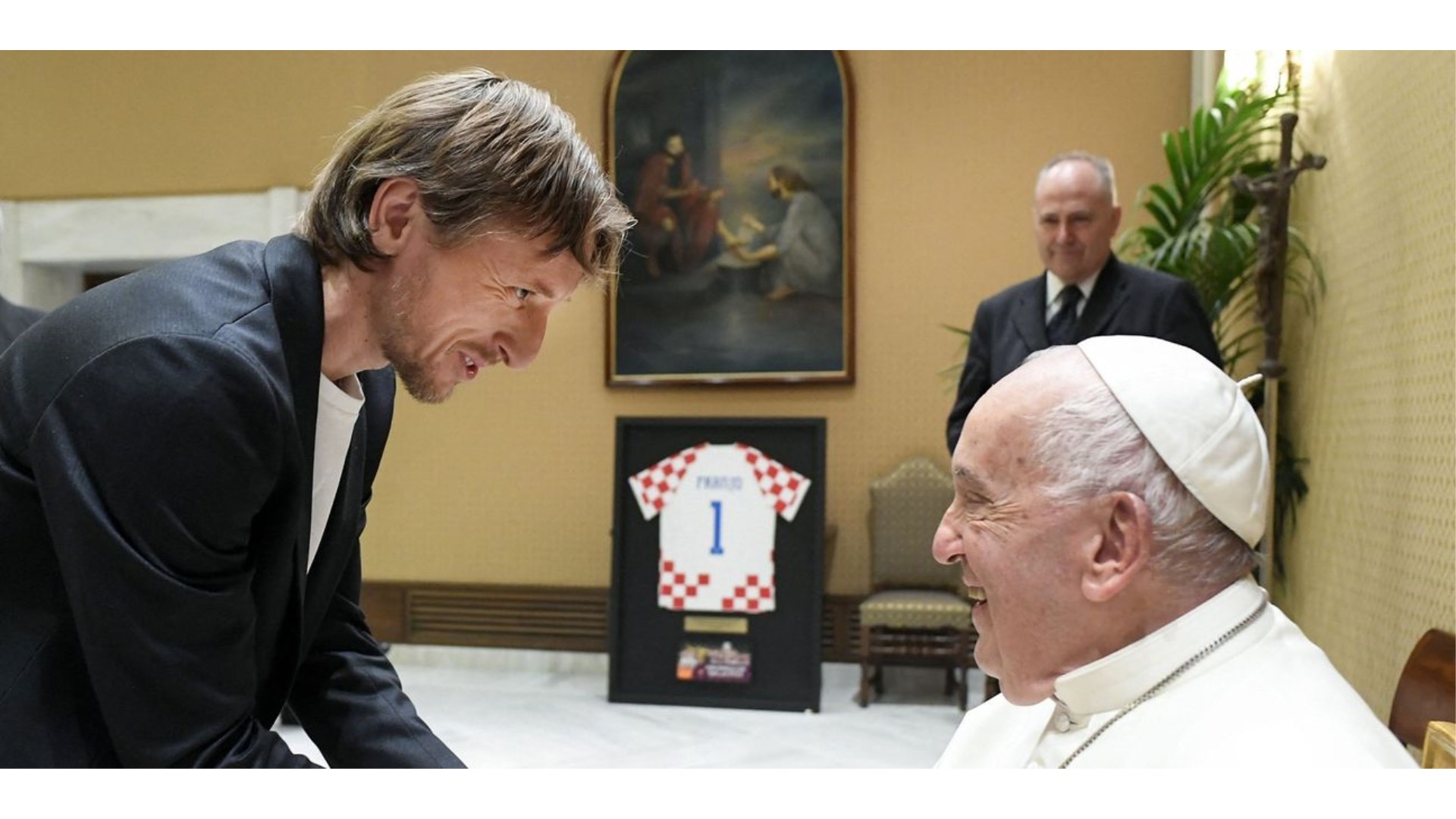 Papa Franjo je 2024. u goste primio Vatrene, Luki Modriću se posebno razveselio