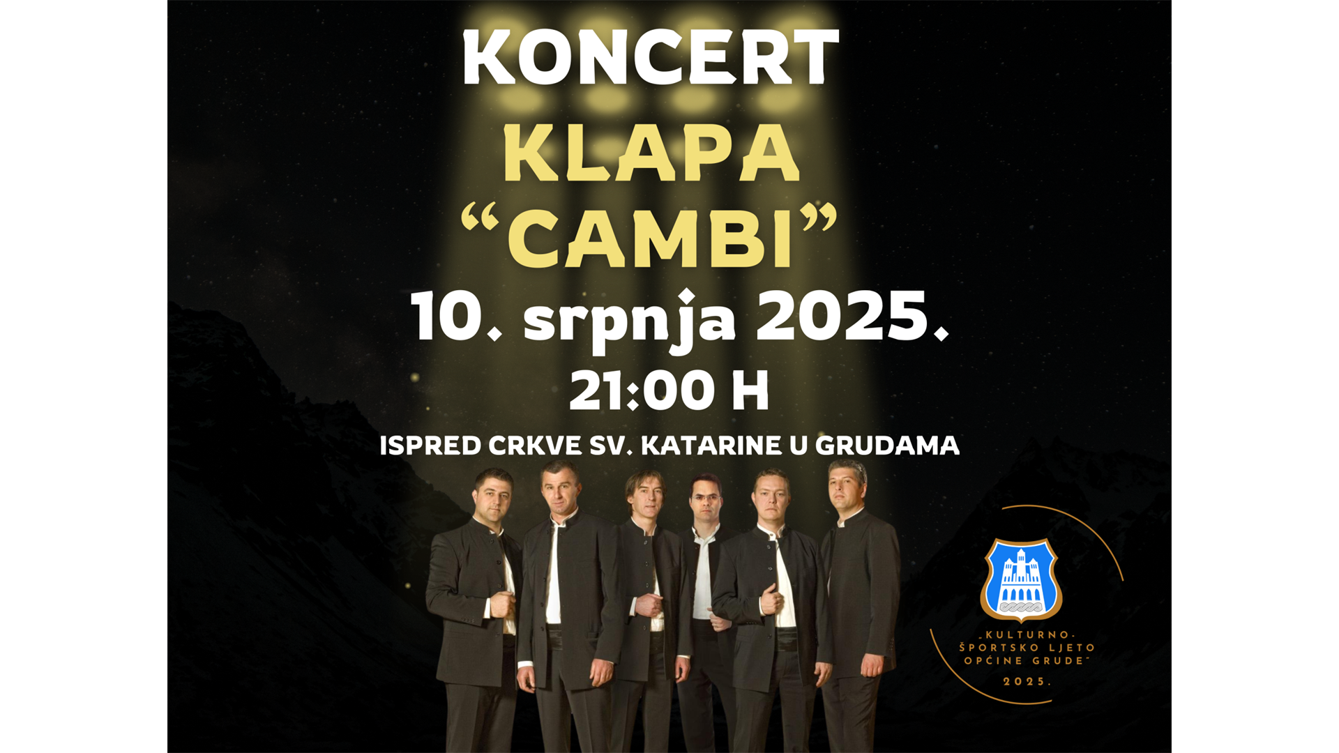 Klapa Cambi stiže u Grude!