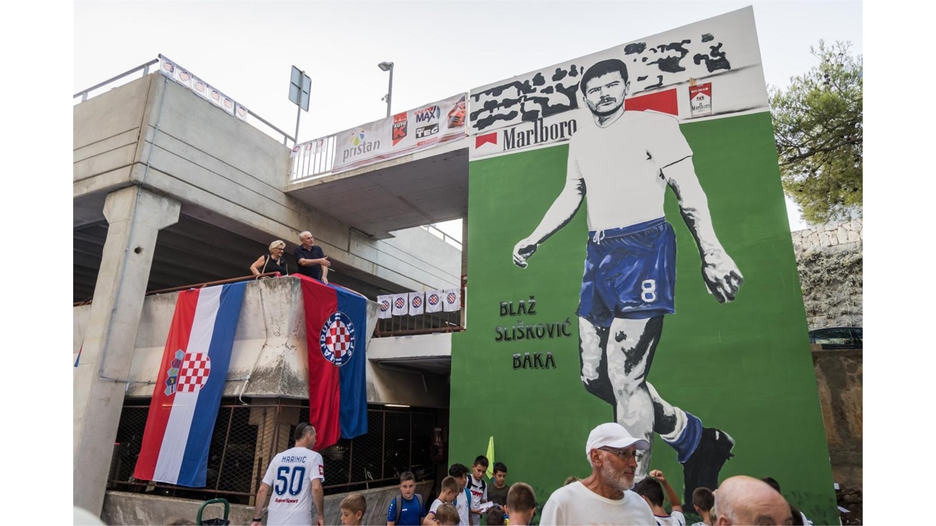 Legendarni Baka dobio mural u Splitu