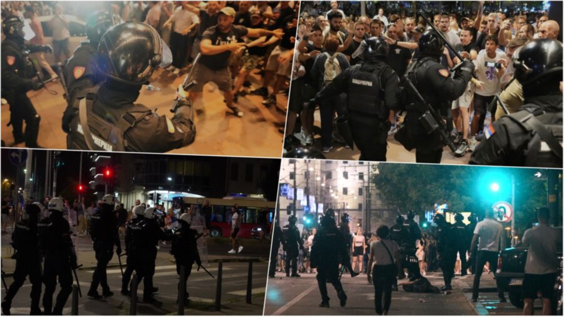 Kaos u Srbiji, batinaši s palicama na ulicama. Vučićev brat viče: Ustaše!