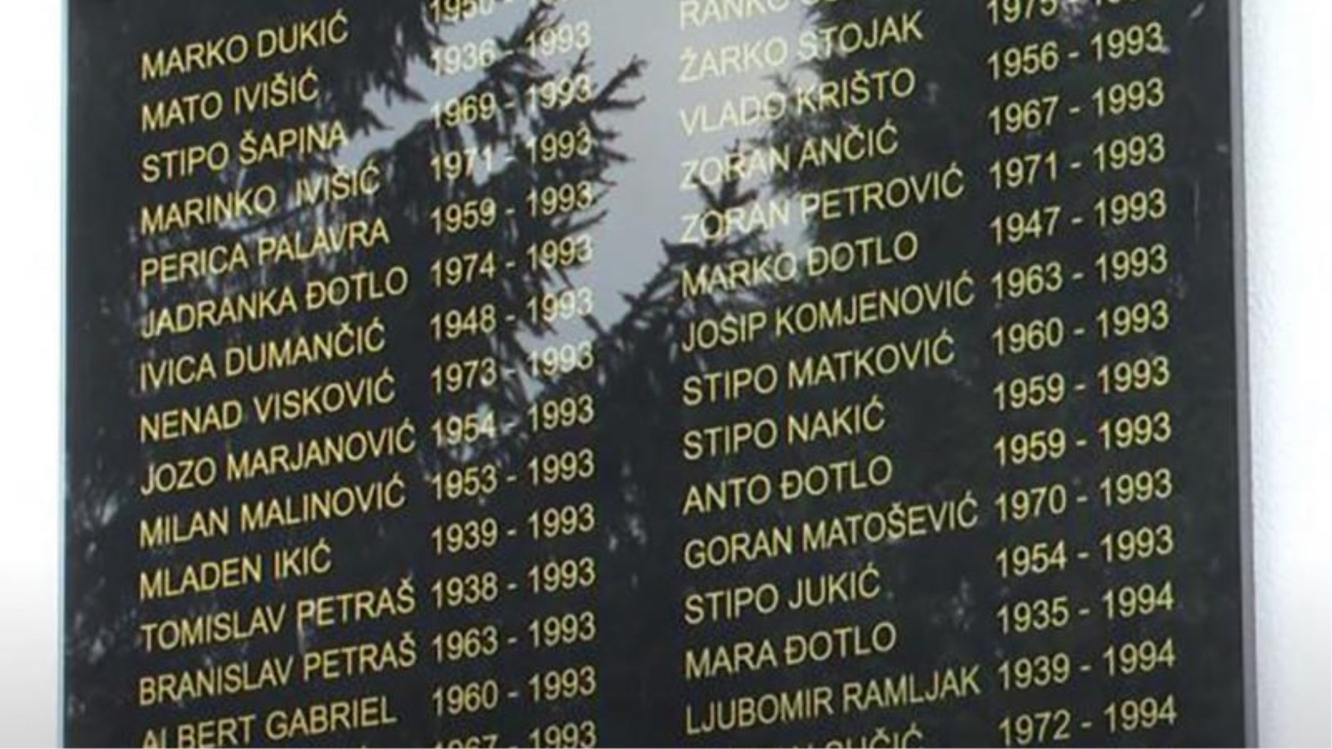 Obljetnica smaknuća 14 zarobljenika HVO-a u Zabilju