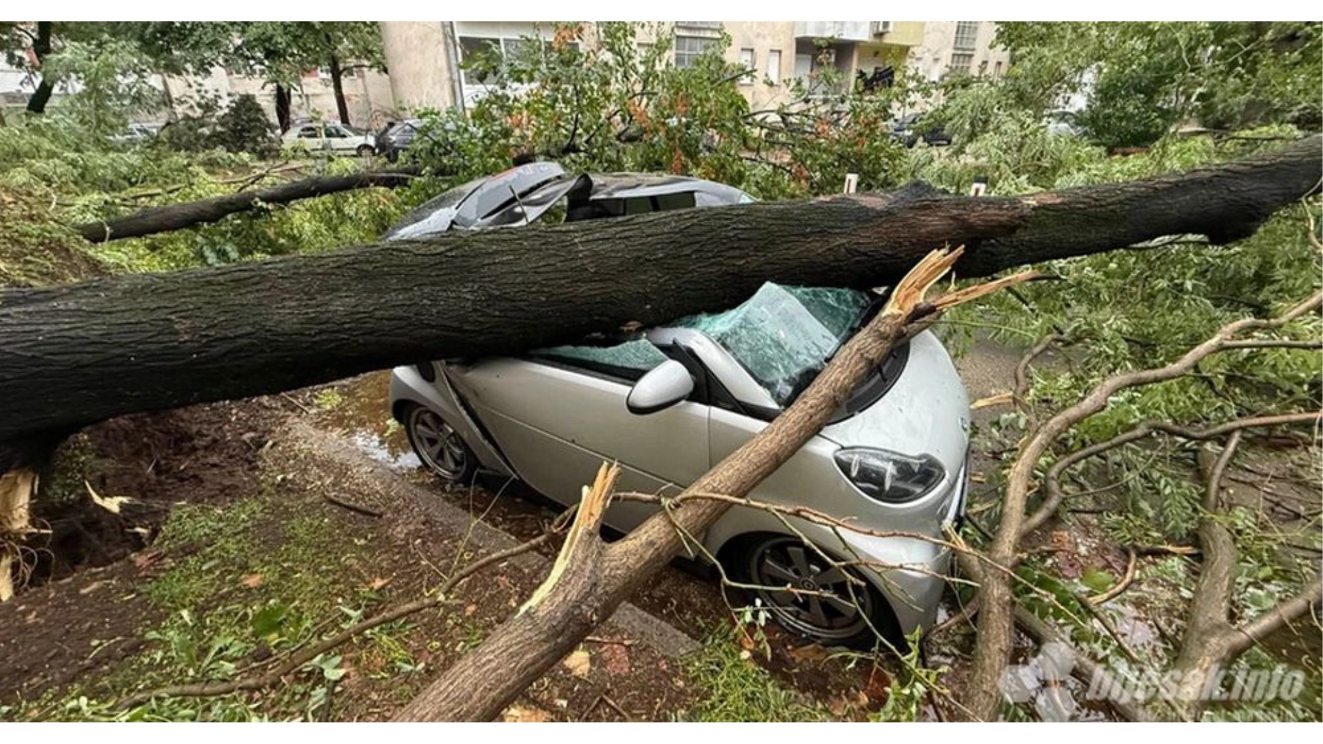 Nevrijeme u Mostaru napravilo kaos