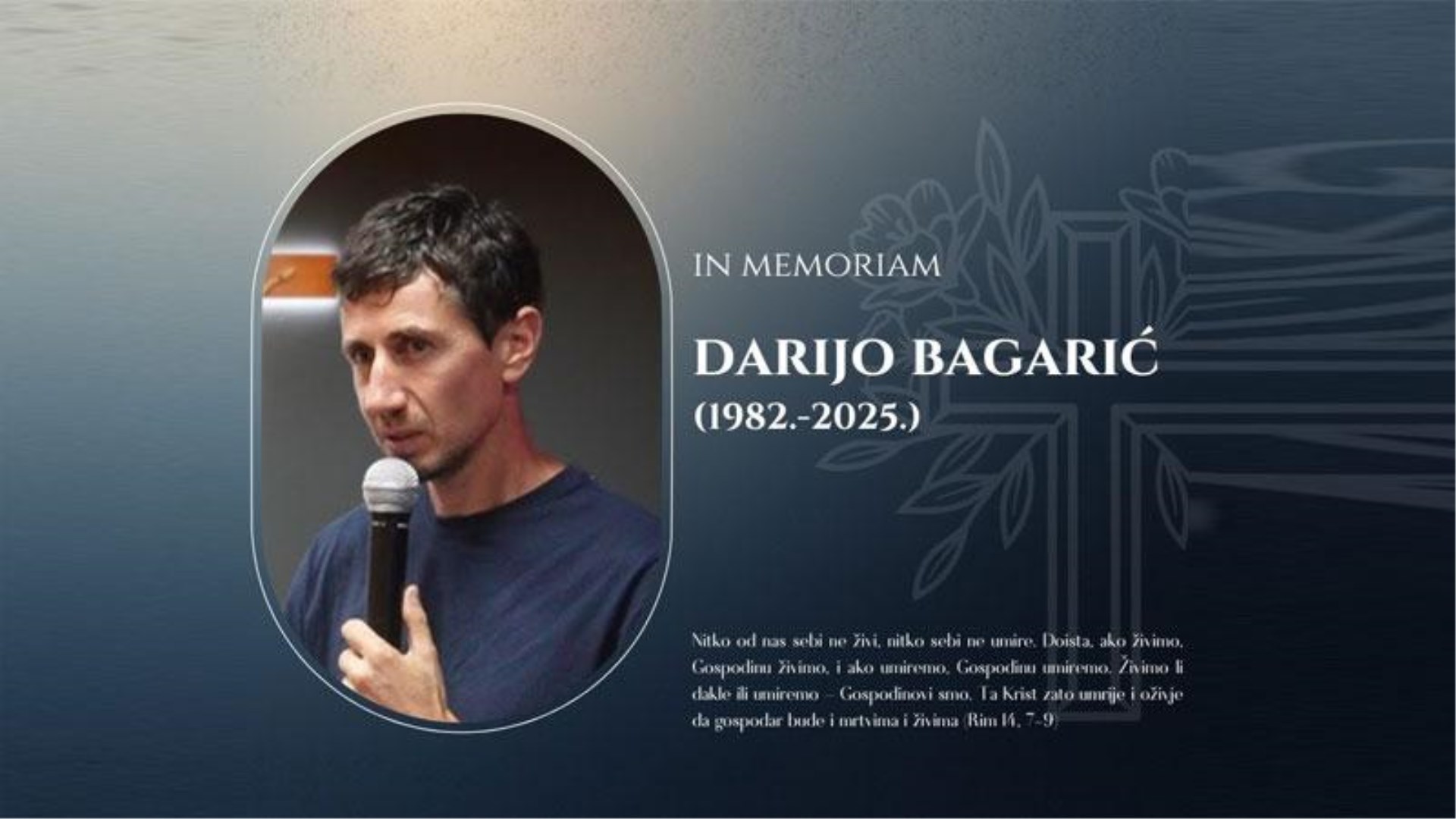 Bogoslovi se oprostili od Darija Bagarića, vjeru je živio u jednostavnosti i svakodnevici