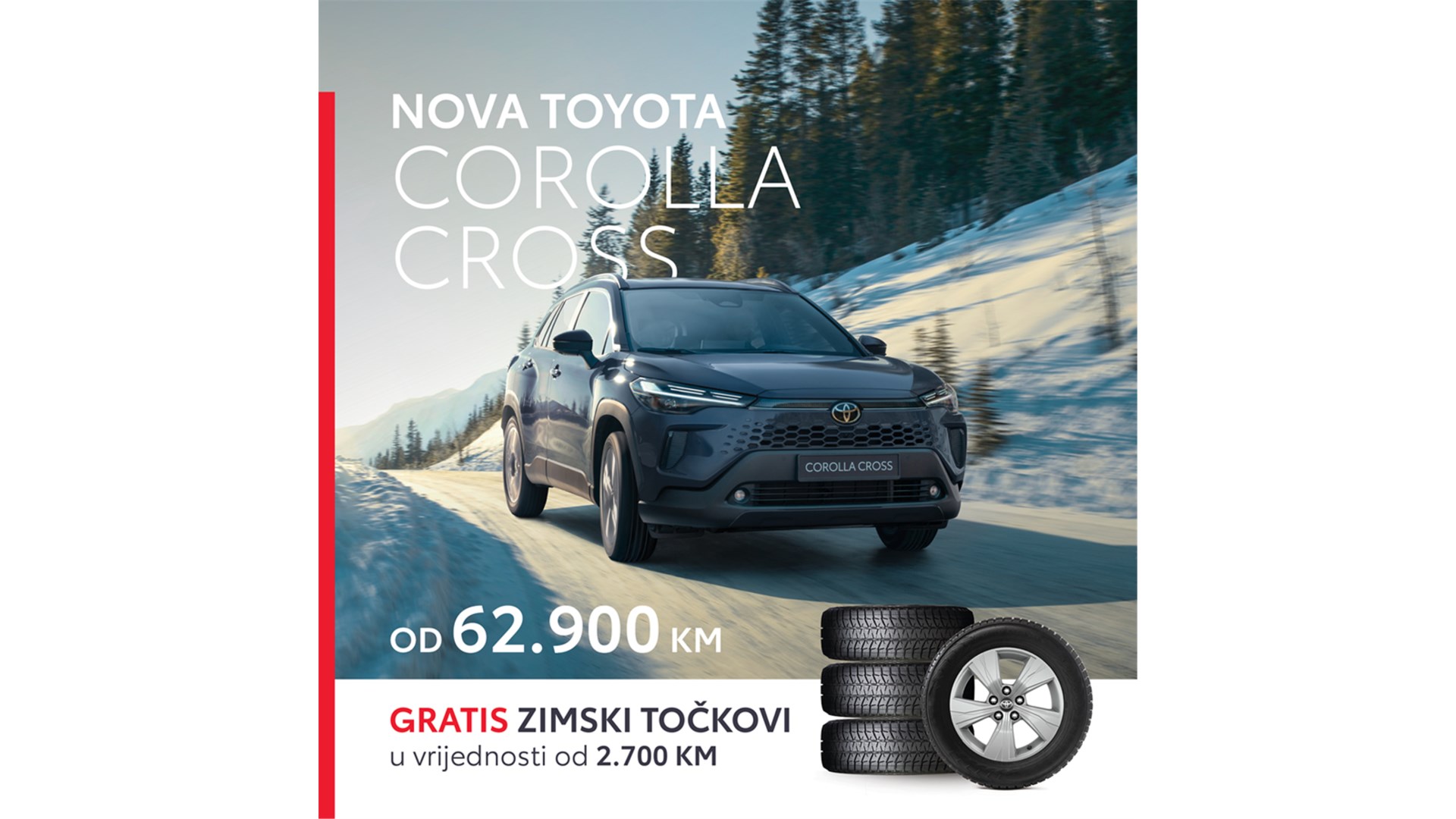 Nova Corolla Cross uz gratis zimske točkove i hibridni bonus