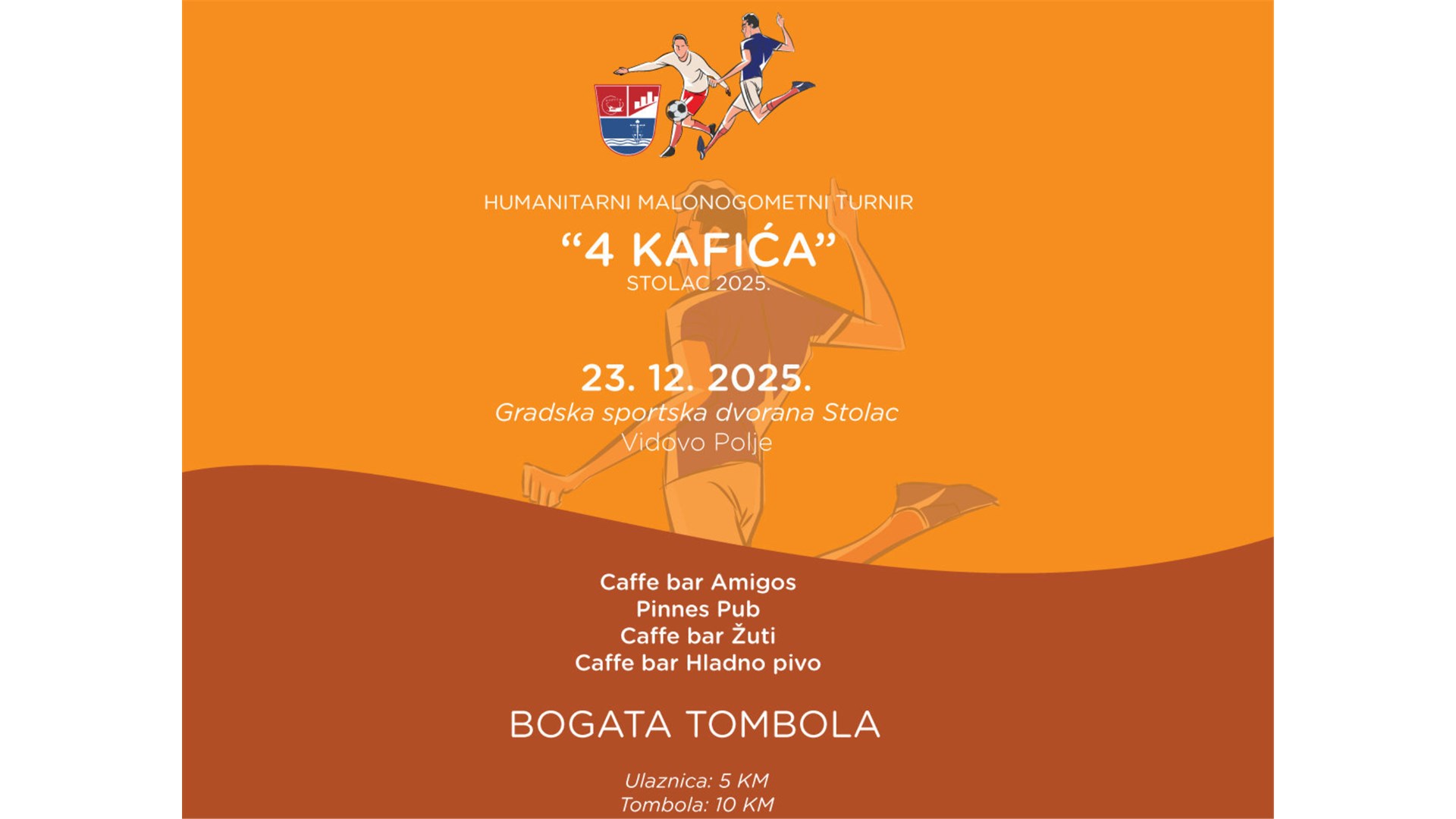 Humanitarni malonogometni turnir ''4 kafića'' uskoro u Stocu