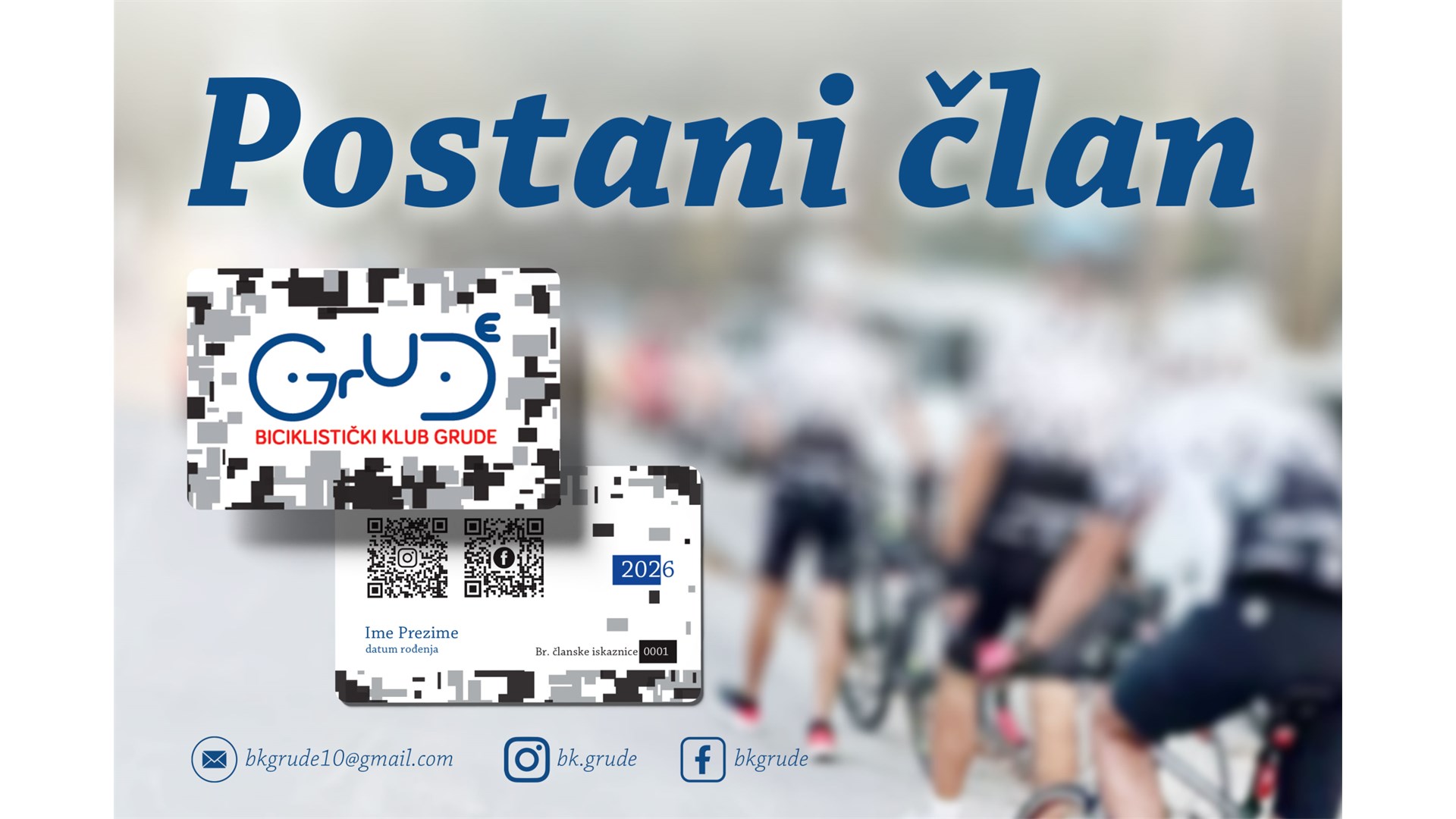 Pridružite se Biciklističkom klubu Grude!