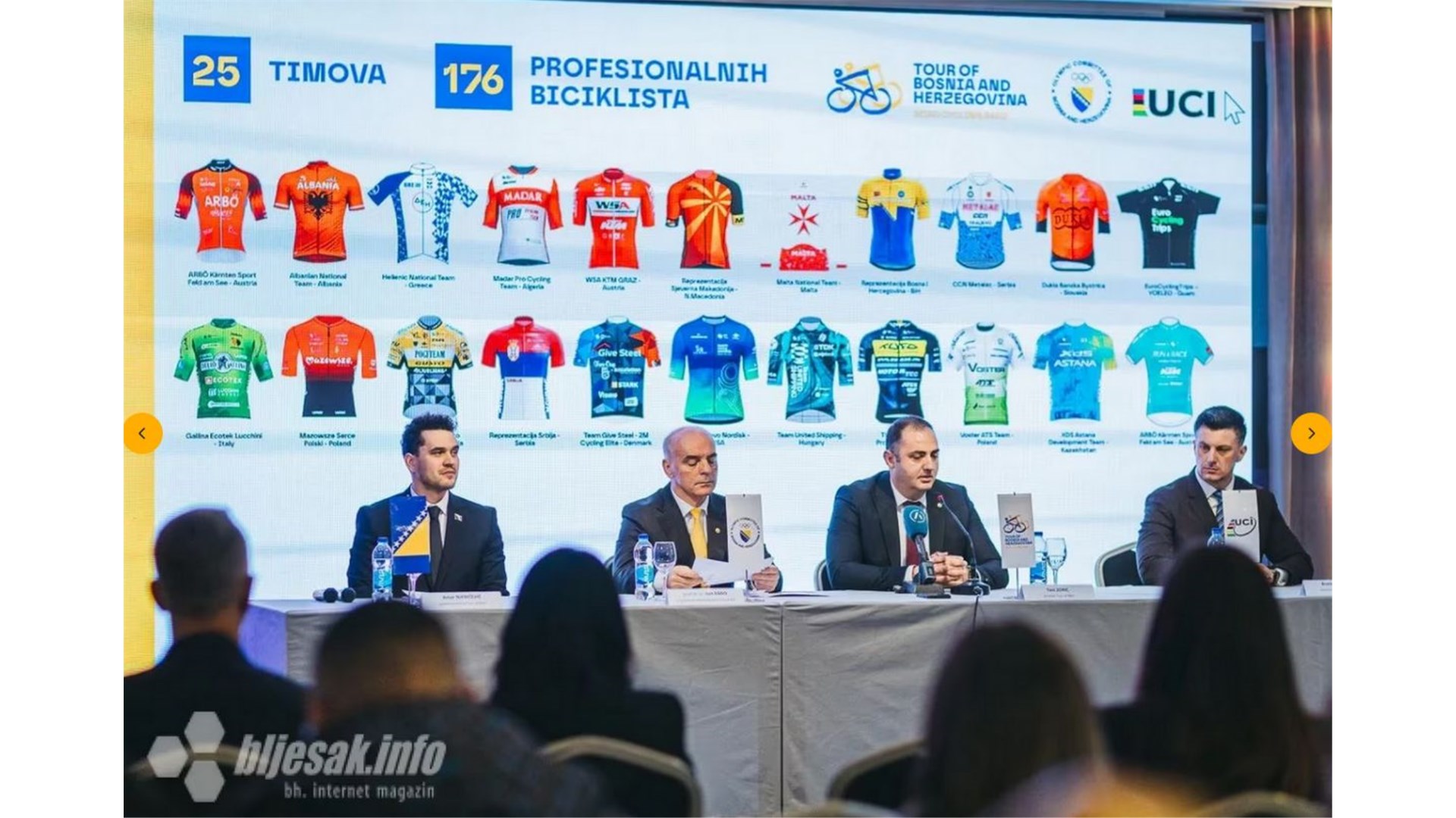 Svjetska biciklistička utrka stiže od Sarajeva do Neuma