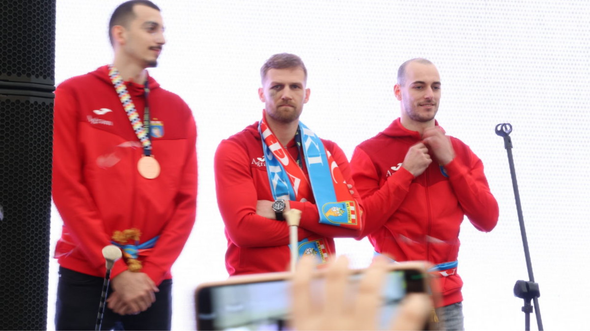 U Ljubuškom svečano dočekani hrvatski bročani reprezentativci