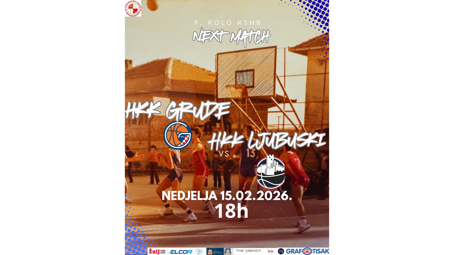 HKK Grude dočekuje susjede iz Ljubuškog