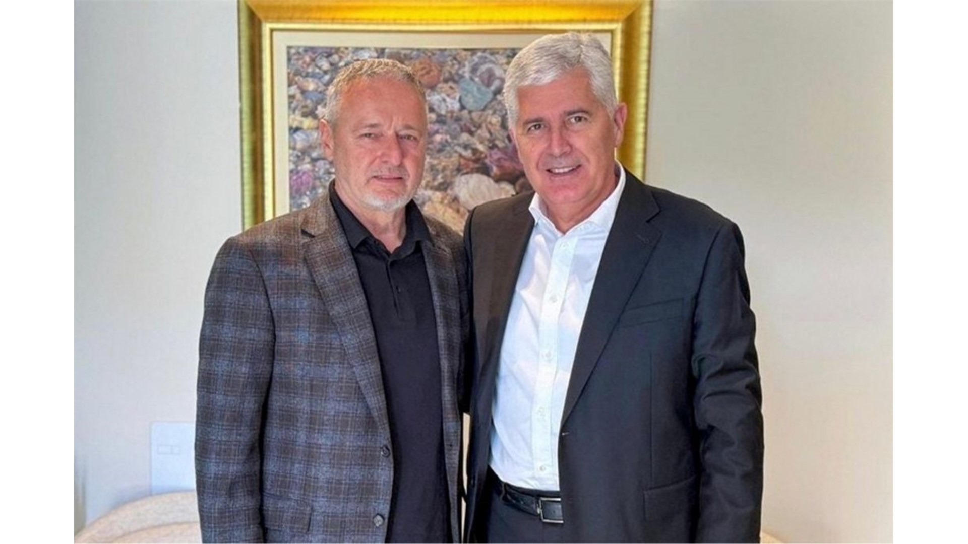 Čović s Thompsonom: Ugodan susret s dragim prijateljem