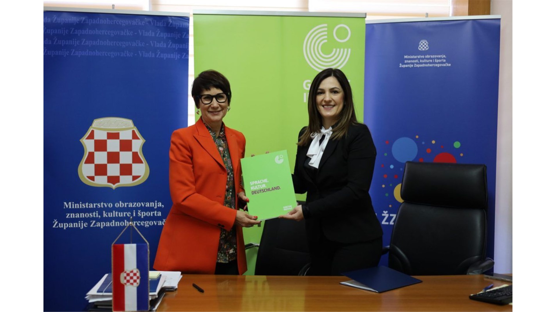 Potpisan Sporazum o suradnji između Goethe instituta i Ministarstva obrazovanja, znanosti, kulture i športa ŽZH