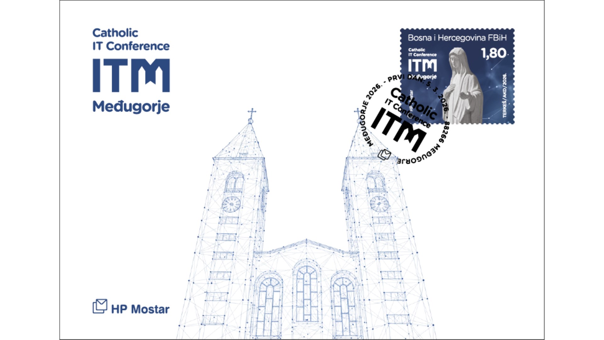 Predstavljena marka HP Mostar ''Međugorje 2026. - Katolička IT konferencija''