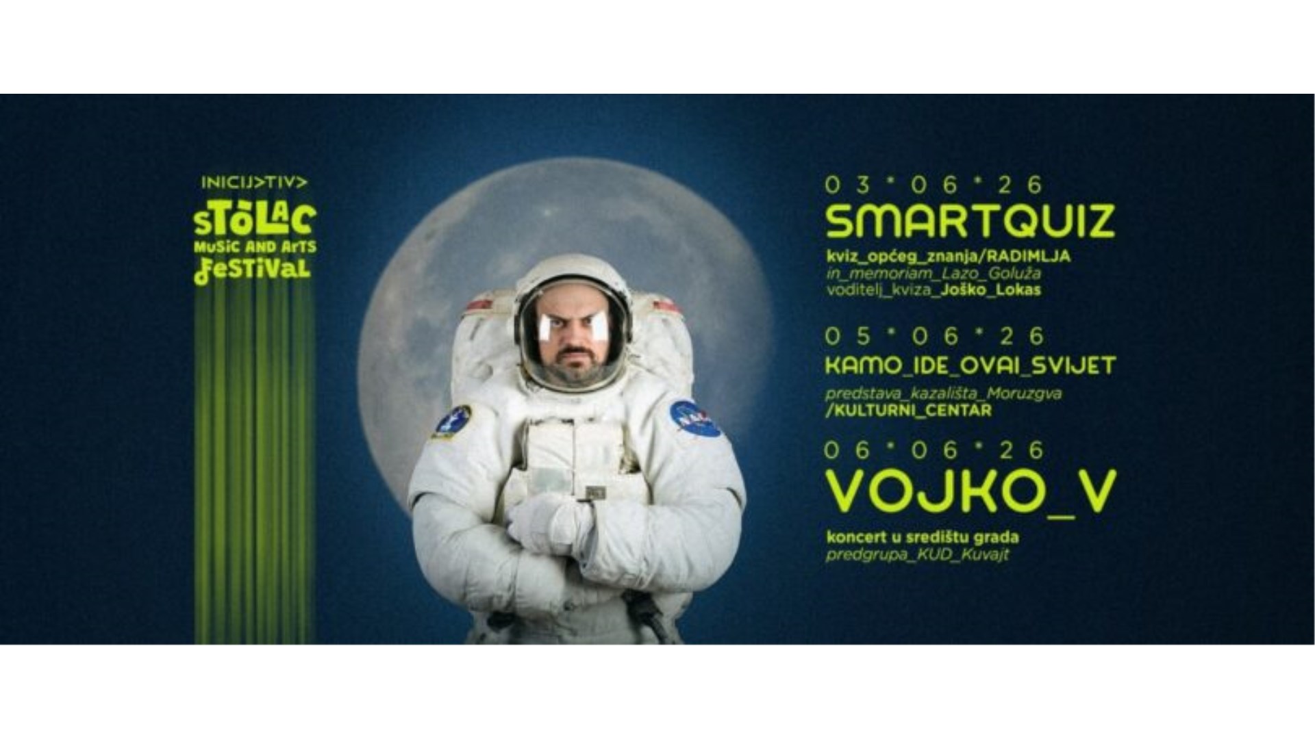 Vojko V dolazi u Stolac na SMART Fest 