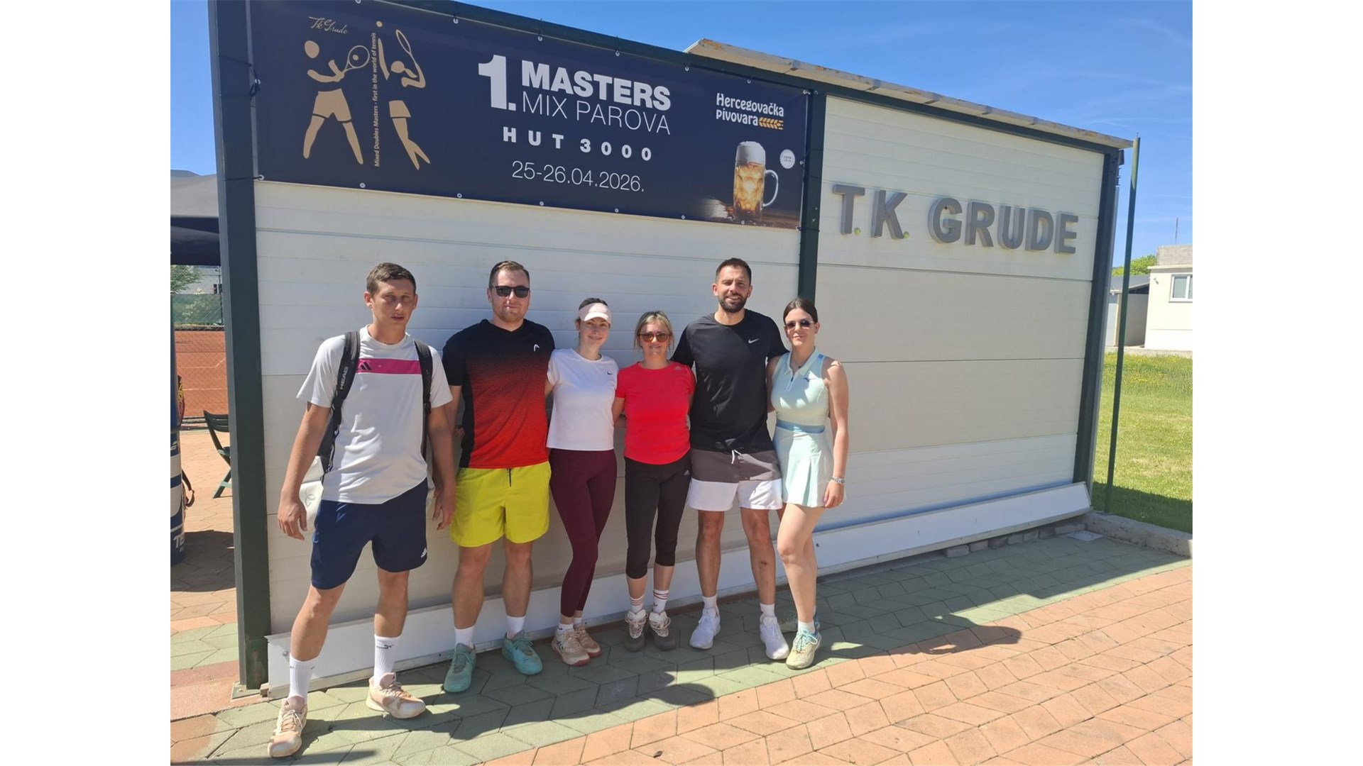 Završen 1. Masters mješovitih parova u organizaciji TK Grude FOTO