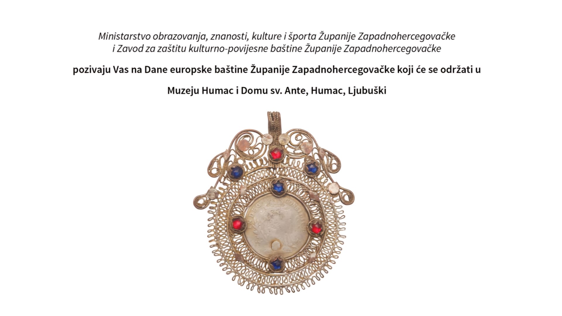 Večeras i sutra na Humcu Dani europske baštine ŽZH