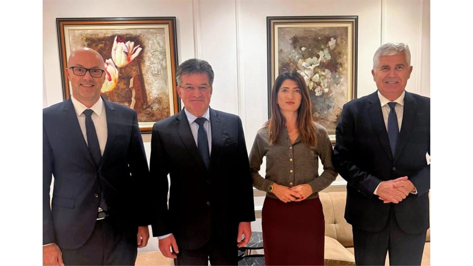 Čović i Filipović s Lajčákom o europskom putu i reformama u BiH