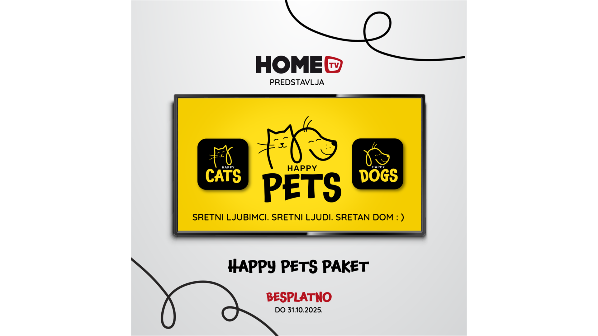 Novo u ponudi HOME.TV-a: Happy Pets – kanali za kućne ljubimce
